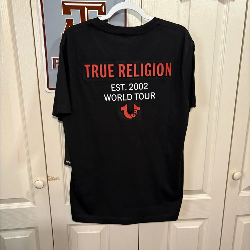 True Religion Black Graphic Tee